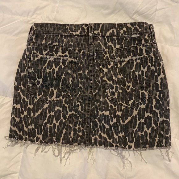 Mother Denim Cheetah Print Mini Skirt - Picture 2 of 4
